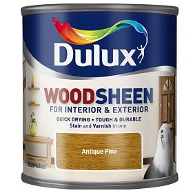 Лак-морилка на водной основе Dulux Woodsheen полуматовый Antique Pine (сосна) (0,25л)